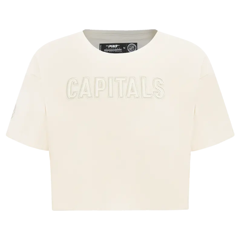 nhl washington capitals neutral womens boxy tee eggshell